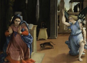 L'Annunciazione di Loreno Lotto