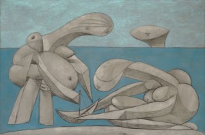 PICASSO. Sulla spiaggia.