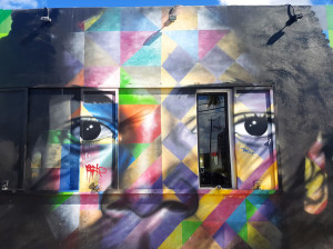 Murales con Basquiat nel Wynwood Art District