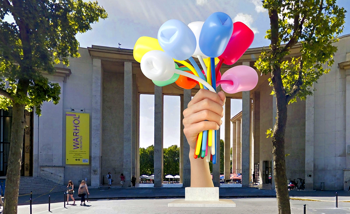 Jeff Koons, il progetto per Bouquet of Tulips