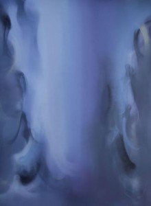 Claudio Olivieri, Eremita 1987, olio su tela, cm. 200 x 150