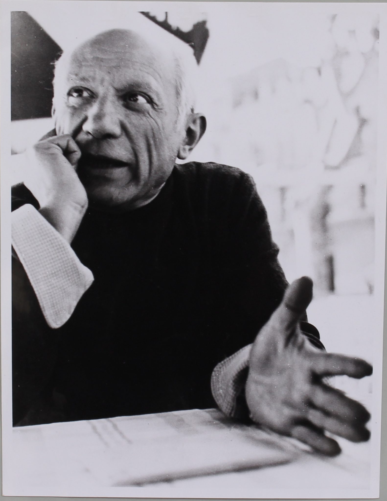 Lotto 2753 ANONIMO Pablo Picasso 1960c. Fotografia originale vintage alla gelatina e sali d'argento Valutazione € 50,00-100,00