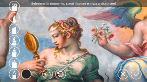 Dettagli dell'App Autography. Scegli gli strumenti e i colori con cui disegnare