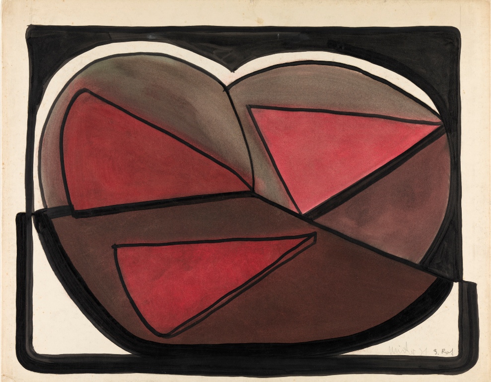 In mostra a Monaco la pittura di Fritz Winter, fra astrattismo e rigore geometrico