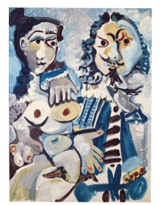 Pablo Picasso, Mousquetaire et nu assis, oil and Ripolin on canvas (1967, estimate: £12,000,000-18,000,000)