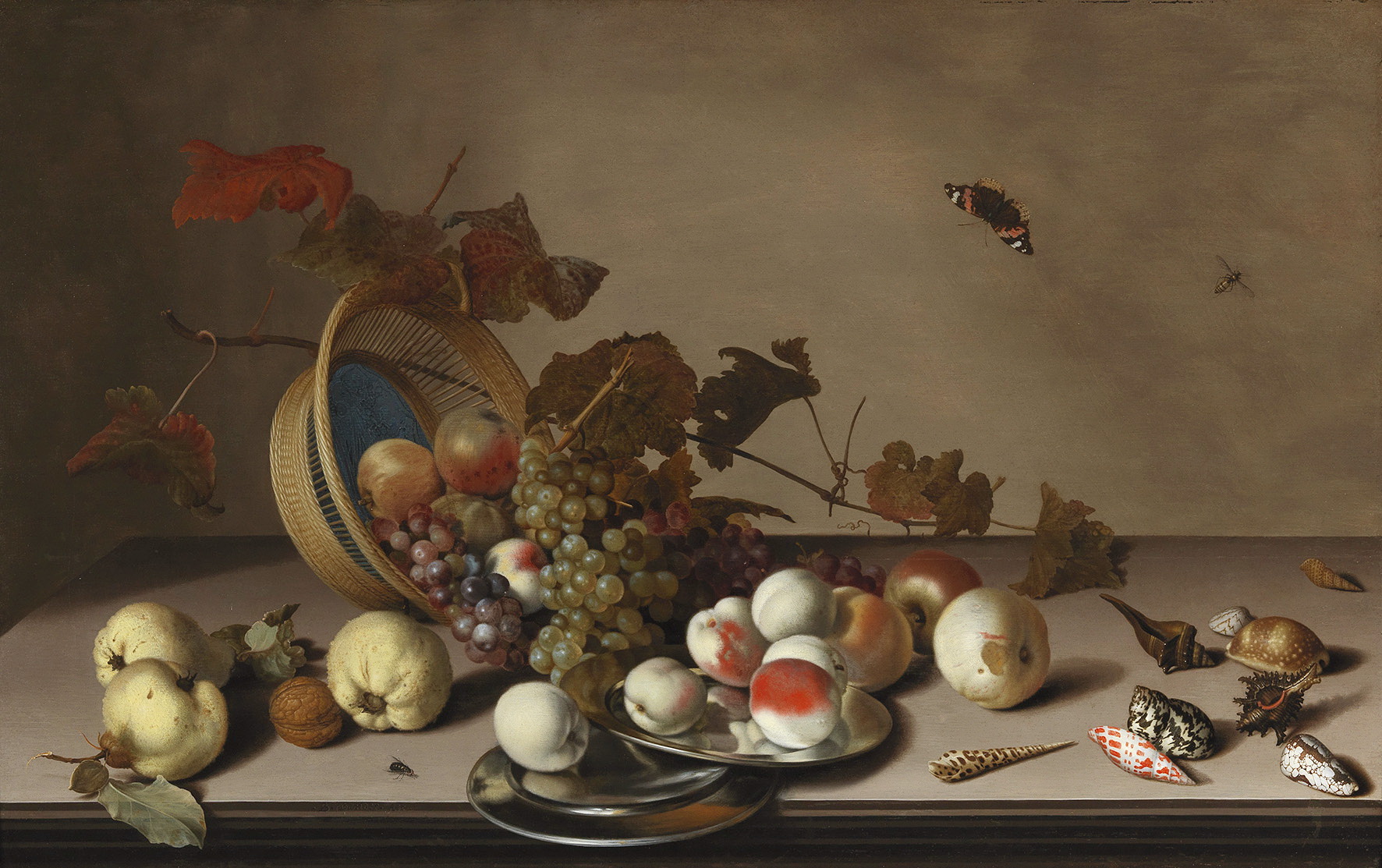 DOROTHEUM Balthasar van der Ast (1593/904 - 1657), natura morta, olio su tavola, 64 x 102,3 cm, stima € 300.000 - 500.000 Asta 24 aprile 2018