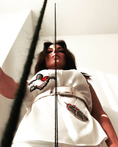 #SELFIEADARTE "Sul filo di lana" @FredSandback Untitled, Black acrylic yarn 1974 @CardiGallery #Milano @CleliaPatella
