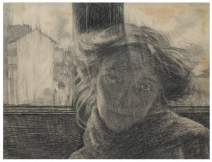 occioni Controluce 1910 matita su carta mm 360x490 Galleria Russo, Roma