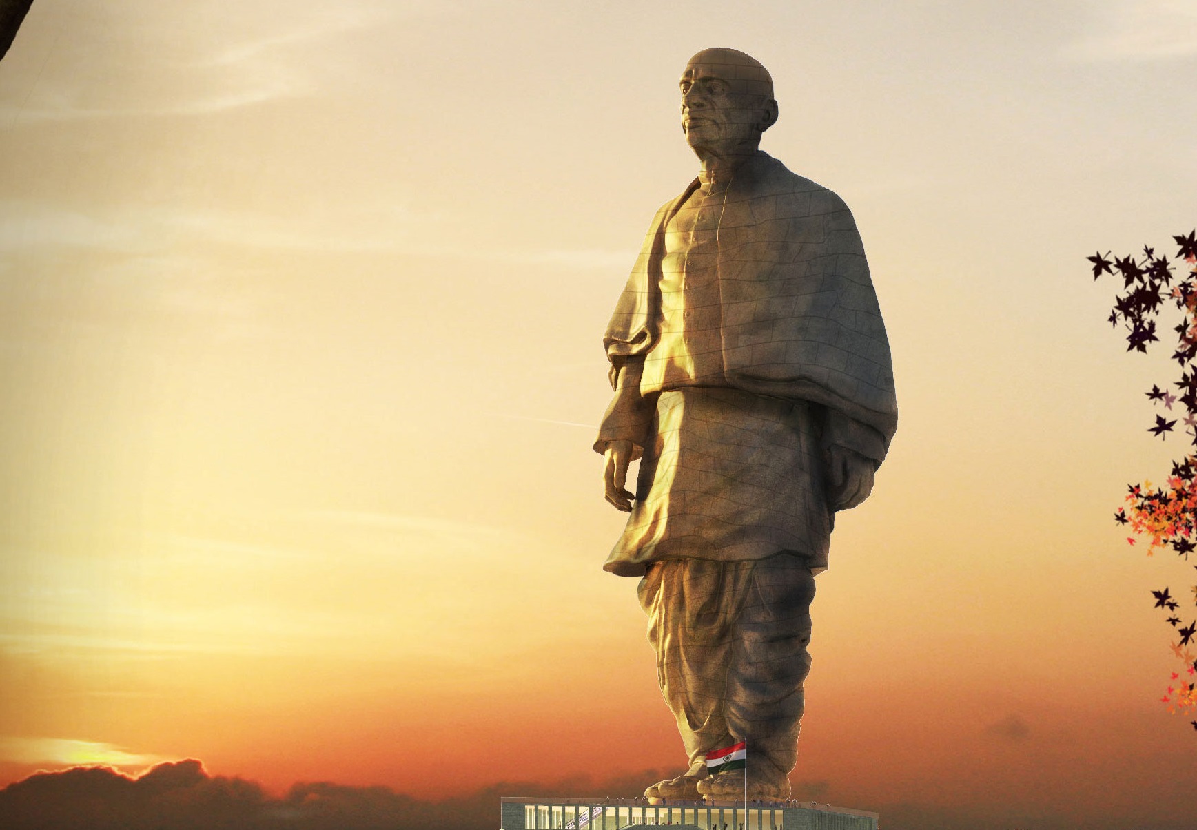 La statua più alta del mondo. Un ritratto da 182 metri del politico indiano Sardar Patel