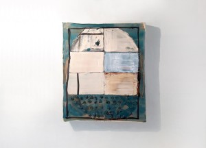 Mirco Marchelli "Bella cera" 2018, ceramica dipinta e smaltata 42x44x5cm, courtesyofmarcorossiartecontemporanea, Milano