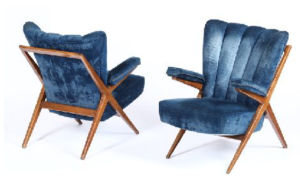 Franco Albini coppia di poltrone, 1946 circa