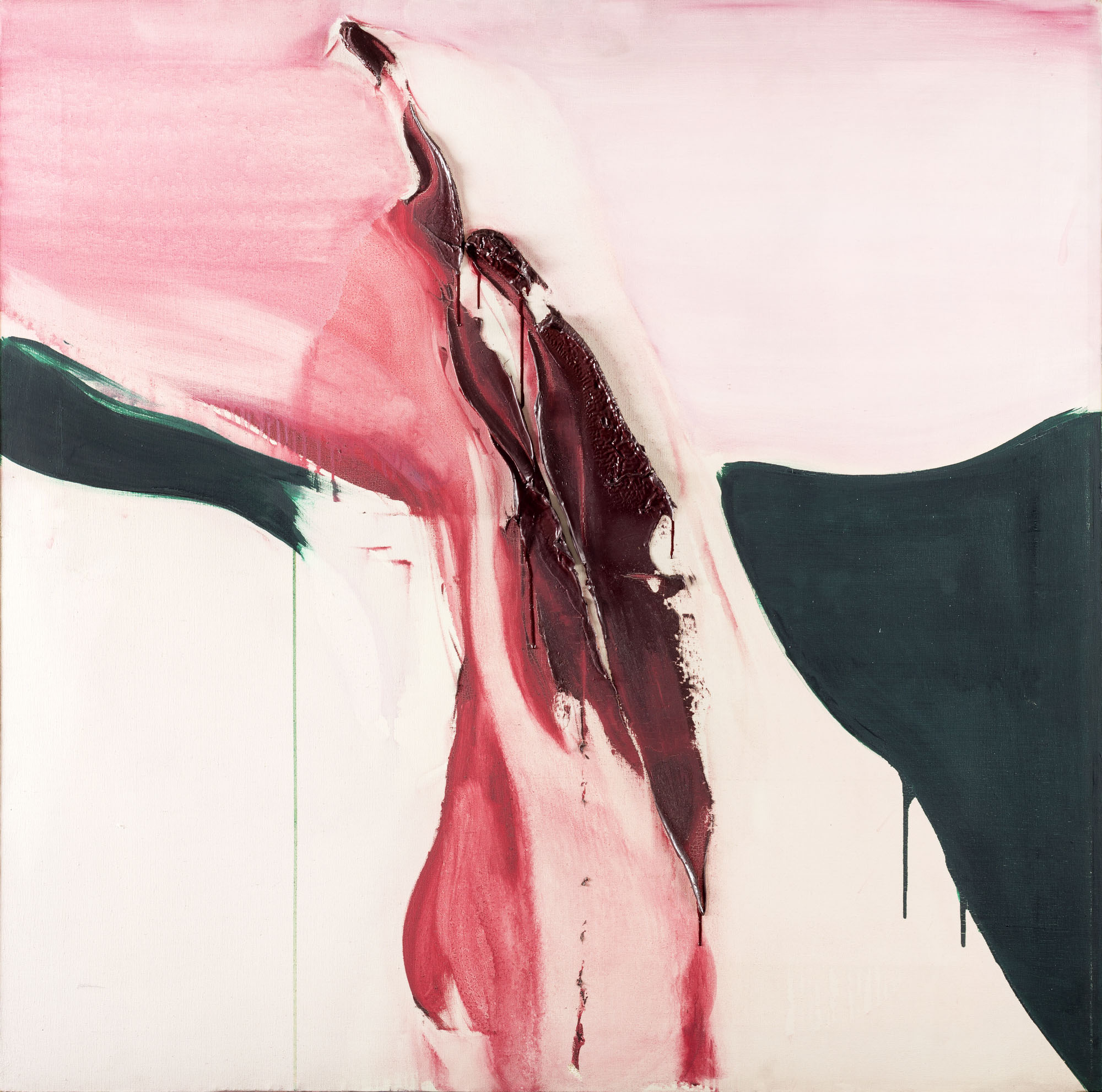 Renata Rampazzi, Composizione, 1978, olio su tela, cm 100 x 120