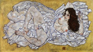 Egon Schiele - Donna sdraiata, 1917 Leopold Museum, Vienna Ph. Manfred Thumberger