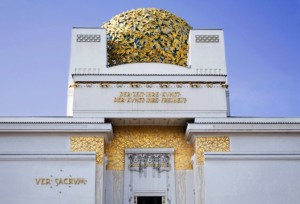 La celebre cupola dell'edificio della Secessione, a Vienna
