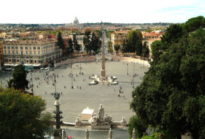 Internazionali tennis a Piazza del Popolo