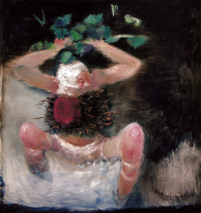 Pietro Geranzani_Atta-llah martire e rivoluzionario_2002_olio e chiodi su tela_cm 180x170