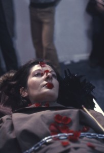 Marina Abramović Rhythm 0 Performance, 6 hours, Studio Morra, Naples, 1974 © Marina Abramović Photo: © Donatelli Sbarra Courtesy of the Marina Abramović Archives VG Bild-Kunst, Bonn 2018