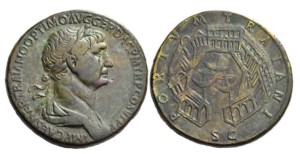 Sesterzio Traiano
