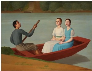 Antonio Donghi Gita in barca, 1938