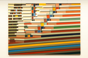 Marco Petrus, M21 (2016), olio su tela, 180 x 250 cm
