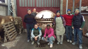 Arnaldo Pomodoro In Fonderia