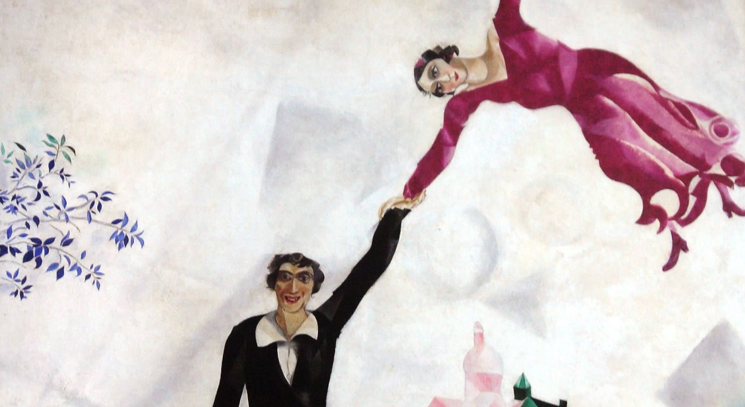 Marc Chagall The Promenade (Promenade), 1917–18, particolare