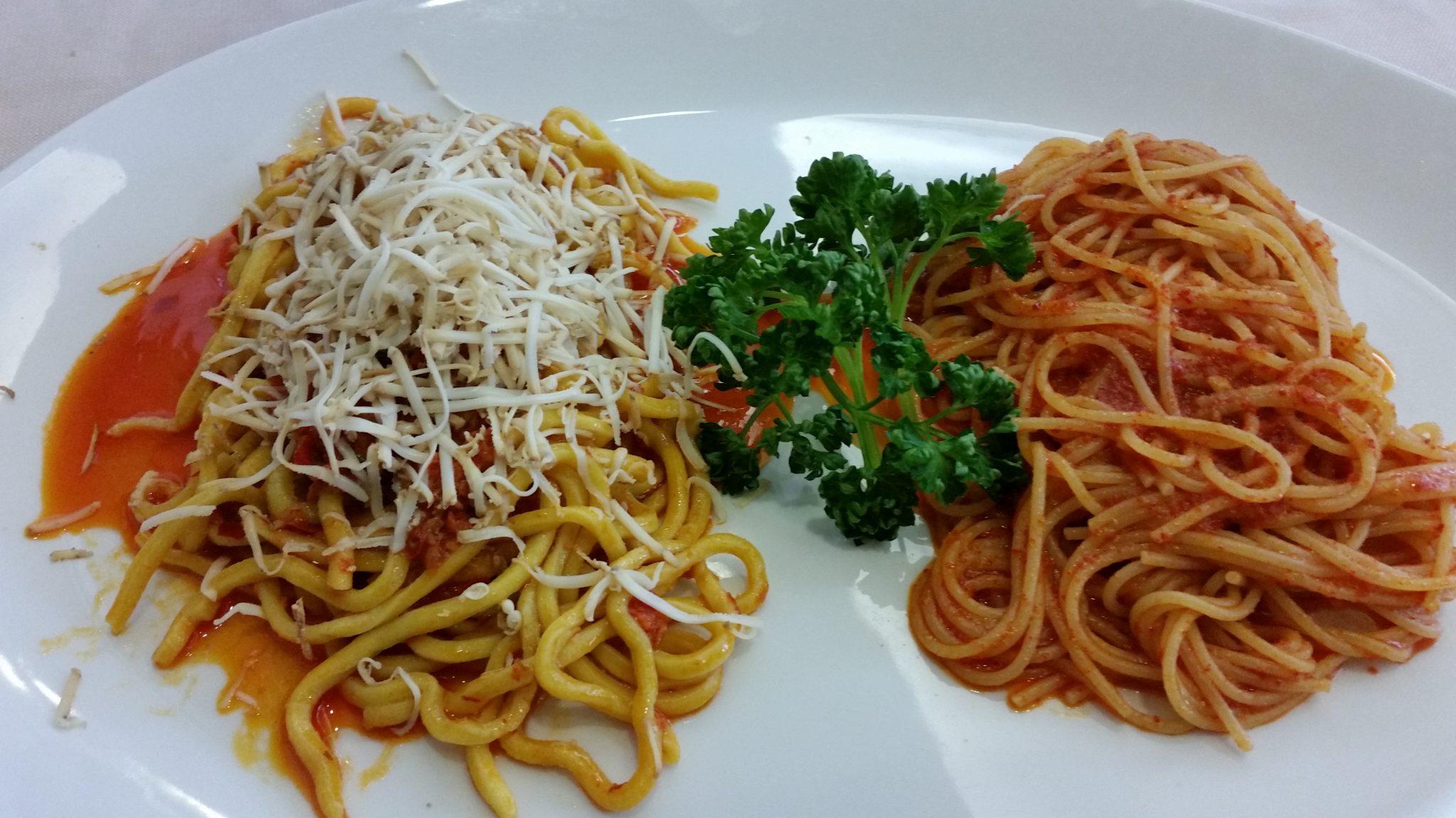 gli spaghetti alla chitarra