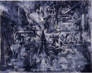 Emilio Vedova, Foresta Vergine - Dal Diario del Brasile, 1954, cm 130 x 165, tempera su tela
