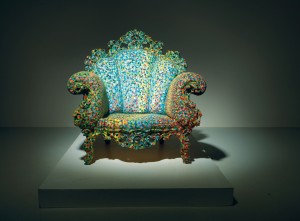 "Poltrona di Proust", disegno Alessandro Mendini 1978, realizzata nel 1990, firmata, stima € 30.000-50.000