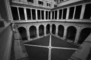 Il Chiostro del Bramante, a Roma