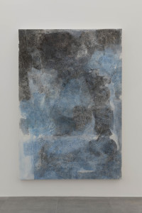 Polys Peslikas, Blue Monkey lost, 2018 foto Ugo Dalla Porta