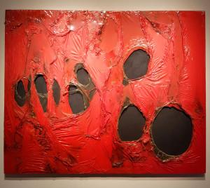 Alberto Burri, Rosso Plastica, 1962 - Tornabuoni (Firenze)