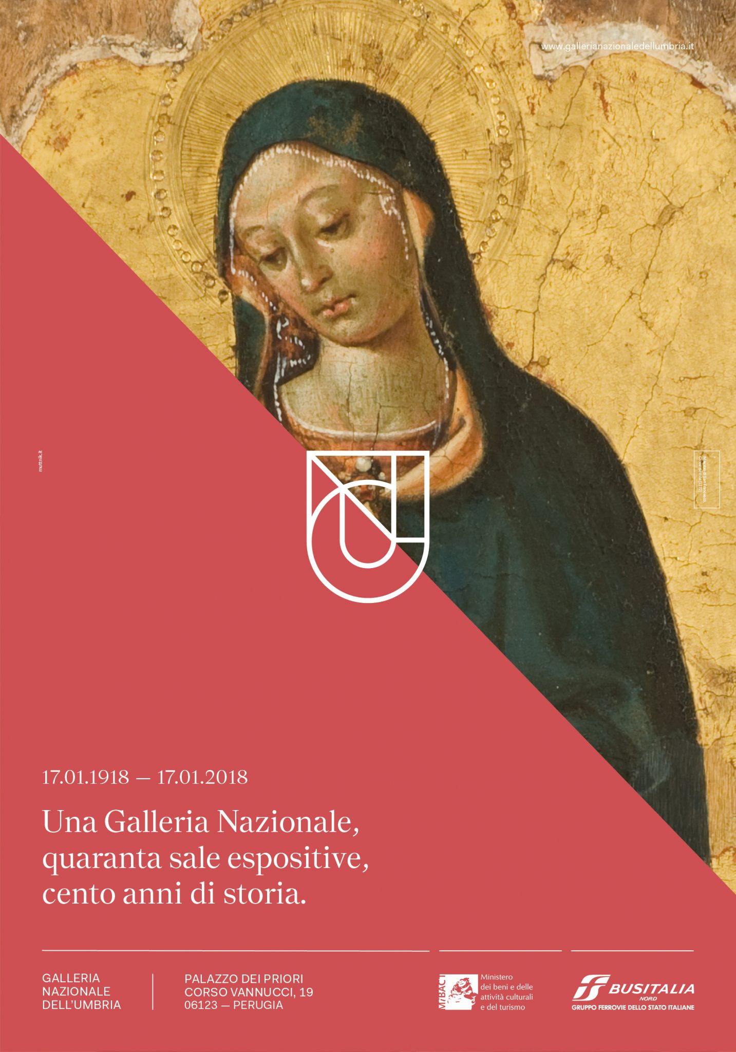 European Design Awards 2018. Premio al nuovo logo della Galleria Nazionale dell’Umbria