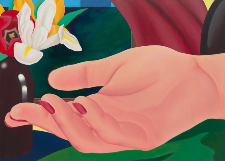 Tom Wesselmann, Gina's Hand, 1972-82, oil on canvas, 59 x 82 inches © The Estate of Tom Wesselmann/ Licensed by VAGA, New York © ADAGP, Paris 2018.