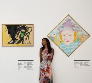 #SELFIEADARTE "Alla carica" @EnzoCucchi e @SandroChia, "Prima bella mostra italiana" 1995 - @LuigiOntani, L'uccello all'appello del cappello" 1995/97 @GalleriaNazionaleSanMarino @CleliaPatella