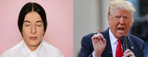 Donald Trump e Marina Abramovic