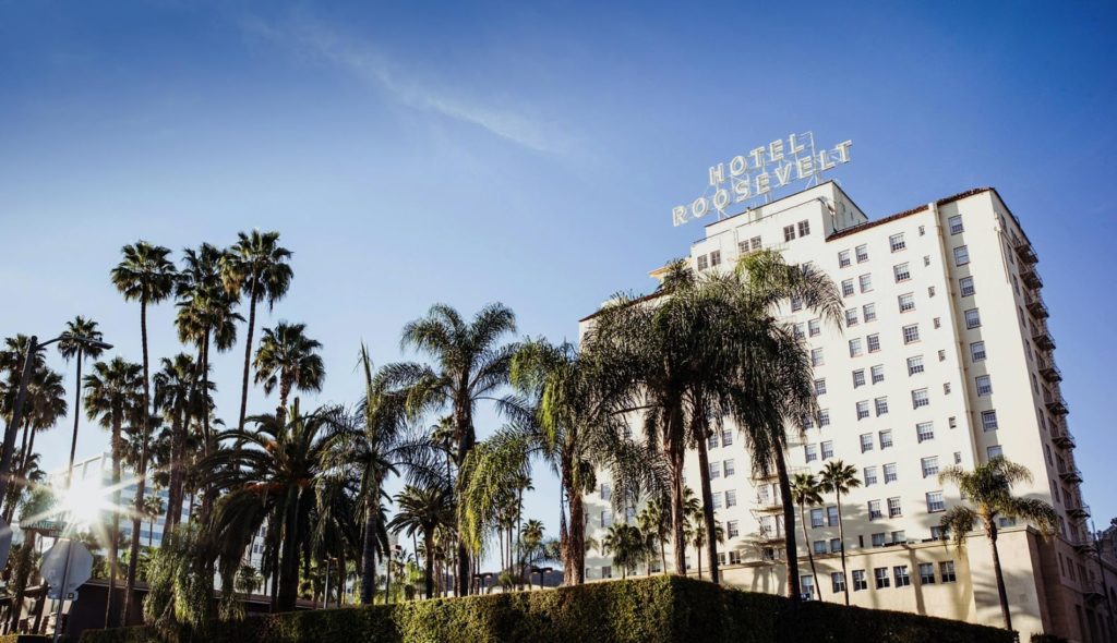 The Hollywood Roosevelt Hotel. Courtesy of the Hollywood Roosevelt Hotel.