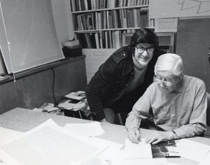 Pio Monti e Josef Albers. Fotografia di Giancarlo Politi.
