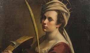 Artemisia Gentileschi Autoritratto come Santa Caterina (particolare) 1615-1617 ©National Gallery