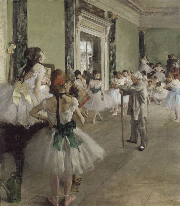 Edgar Degas (1834-1917) La classe di danza 1871-1874 Olio su tela Cm 85 x 75 Parigi, museo d'Orsay Legato del conte Isaac de Camondo, 1911 © RMN-Grand Palais (Musée d'Orsay) / Hervé LewandowskiEdgar Degas (1834-1917) La classe di danza 1871-1874 Olio su tela Cm 85 x 75 Parigi, museo d'Orsay Legato del conte Isaac de Camondo, 1911 © RMN-Grand Palais (Musée d'Orsay) / Hervé Lewandowski