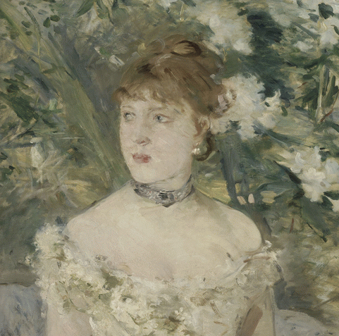 Berthe Morisot (1841-1895) Giovane donna in tenuta da ballo 1879 Olio su tela Cm 71 x 54 Parigi, museo d'Orsay © RMN-Grand Palais (Musée d'Orsay) / Hervé Lewandowski