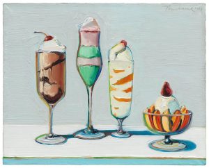 Wayne Thiebaud, Confections, 1962