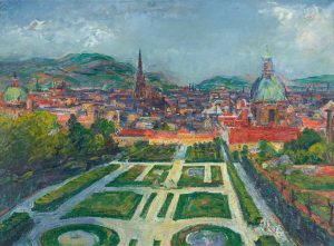 Gerhart Frankl - View on Vienna from Belvedere (Landscape II), 1948 Photo Johannes Stoll © Belvedere