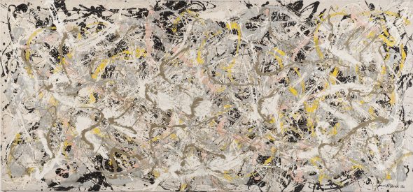 ROMA Jackson Pollock Number 27, 1950 Olio, smalto e pittura di alluminio su tela, 124,6x269,4 cm © Jackson Pollock by SIAE 2018 © Whitney Museum of American Art
