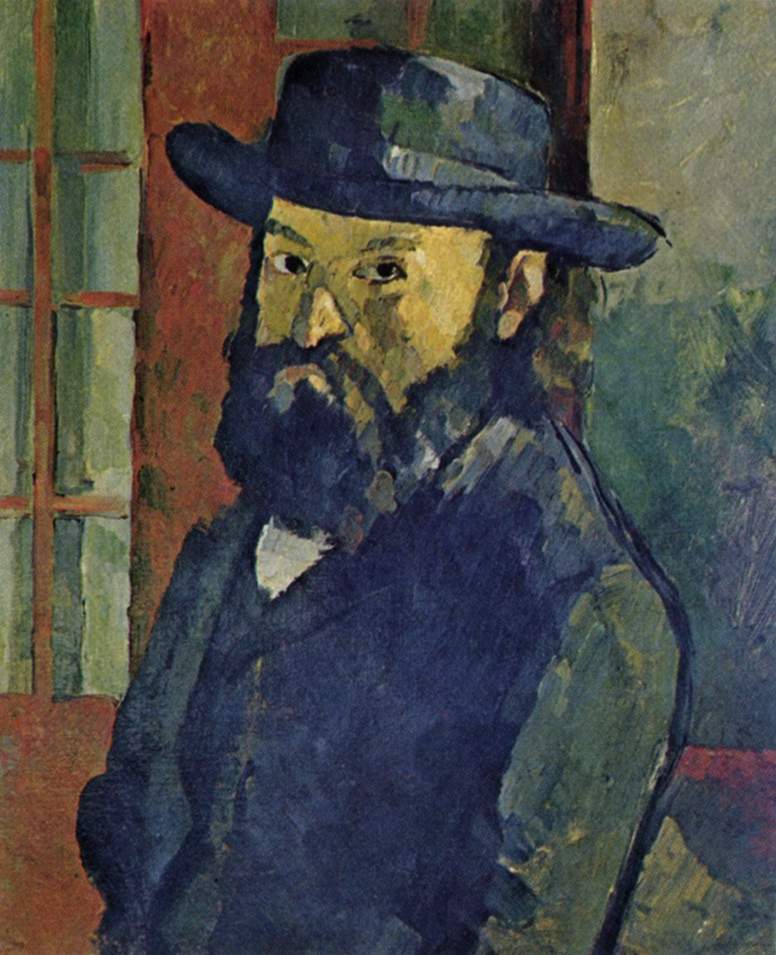 Paul Cézanne Autoritratto con cappello