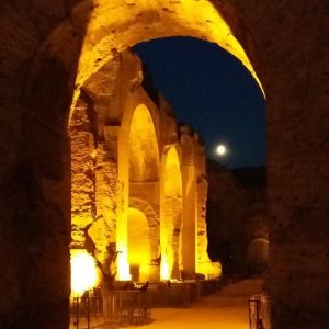 Terme ci Caracalla di notte