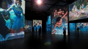 quadri di Degas su mostra multimediale
