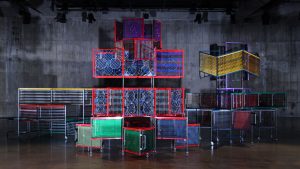 Dress Vehicles, installation view The Tanks: Art in Action, Tate Modern, London, 2012. Photo Studio Haegue Yang