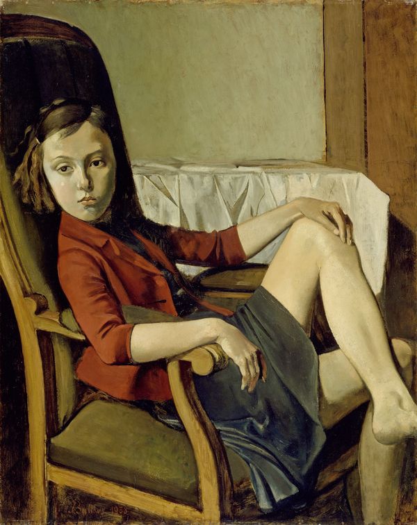 Balthus Thérèse, 1938 Oil on cardboard on wood, 100,3 x 81,3 cm The Metropolitan Museum of Art, New York, Bequeathed by Mr. and Mrs. Allan D. Emil, in honor of William S. Lieberman, 1987 © Balthus Photo: The Metropolitan Museum of Art/Art Resource/Scala, Florence