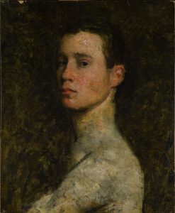 Carlo Fornara; autoritratto